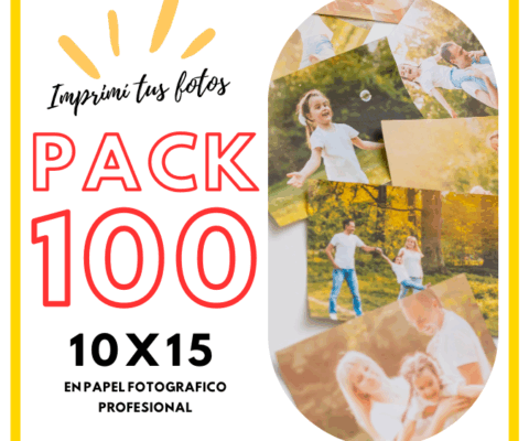 PACK 100 FOTOS 10X15
