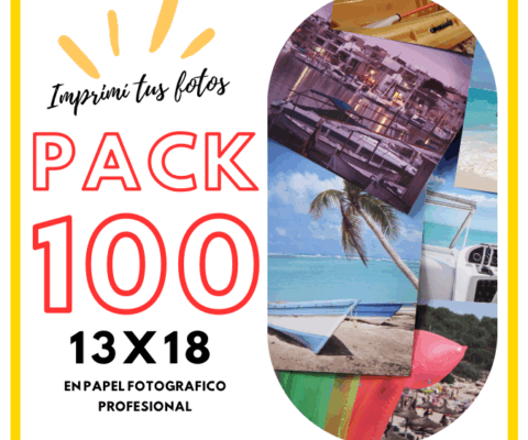 PACK 100 FOTOS 13X18