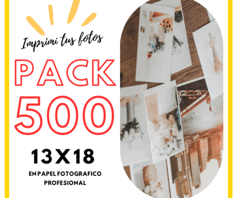 PACK 500 FOTOS 13X18