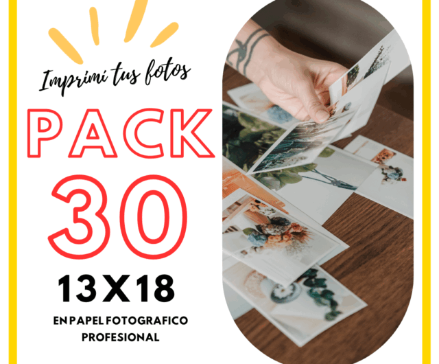 PACK 30 FOTOS 13X18