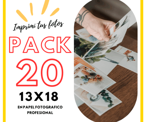 PACK 20 FOTOS 13X18